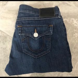 True Religion Mid Rise Straight Fit